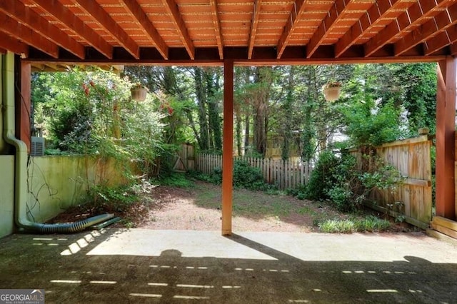 3716 Meeting St, Duluth, GA 30096 - view of patio / terrace with a fenced backyard