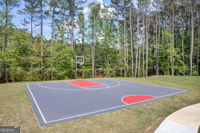 828 Evergreen Rd, Winder, GA 30680 - birds eye view of property with a wooded view