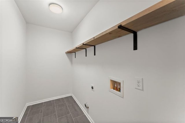 800 Breckinridge Rd SW, Marietta, GA 30064 - washroom with baseboards, laundry area, electric dryer hookup, and washer hookup