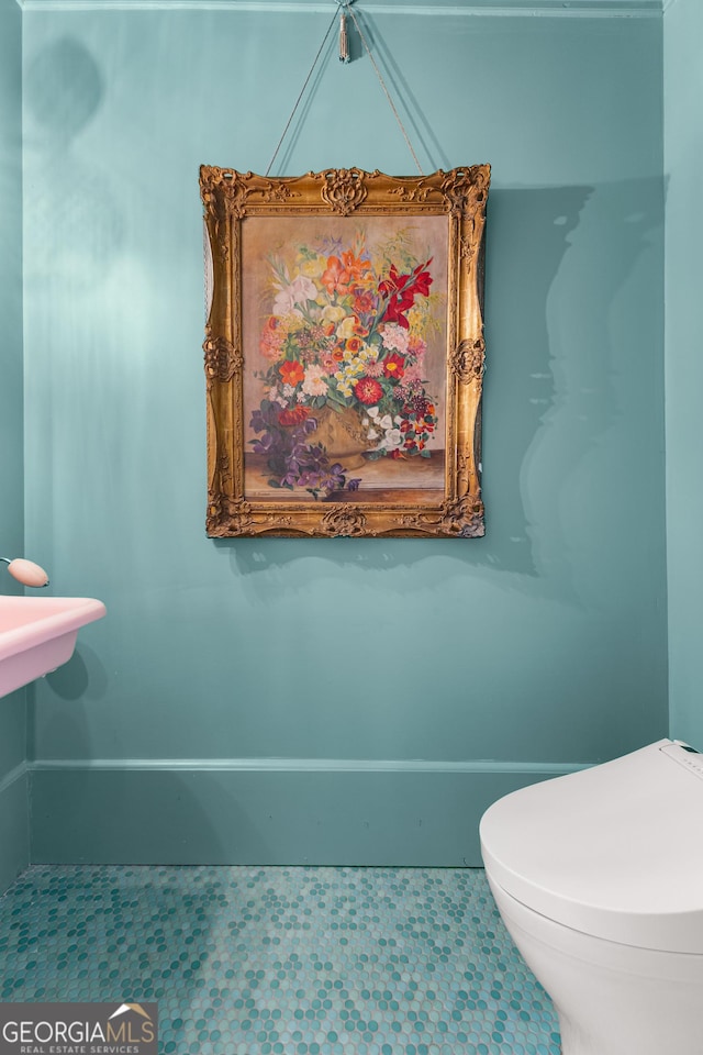 bathroom with toilet