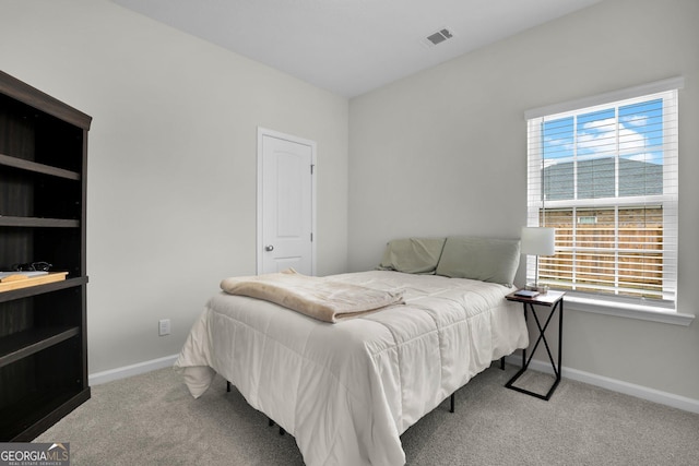 481 Akins Ranch Rd NE, Ludowici, GA 31316 - bedroom with baseboards, multiple windows, carpet flooring, and visible vents