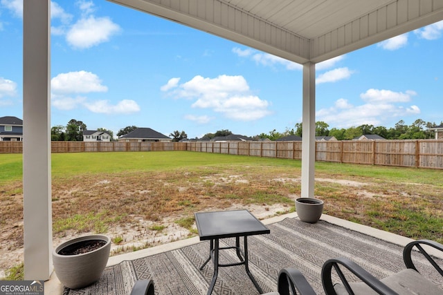 481 Akins Ranch Rd NE, Ludowici, GA 31316 - view of patio / terrace featuring a fenced backyard