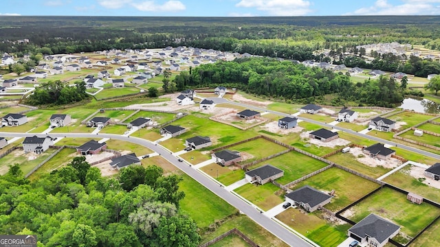 481 Akins Ranch Rd NE, Ludowici, GA 31316 - birds eye view of property featuring a forest view and a residential view