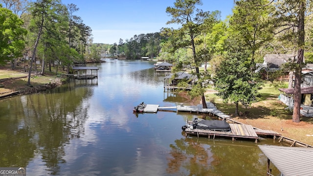 175 Mayo Rd, Covington, GA 30014 - view of dock featuring a water view