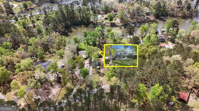 175 Mayo Rd, Covington, GA 30014 - bird's eye view with a water view