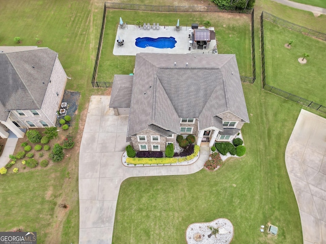 aerial view
