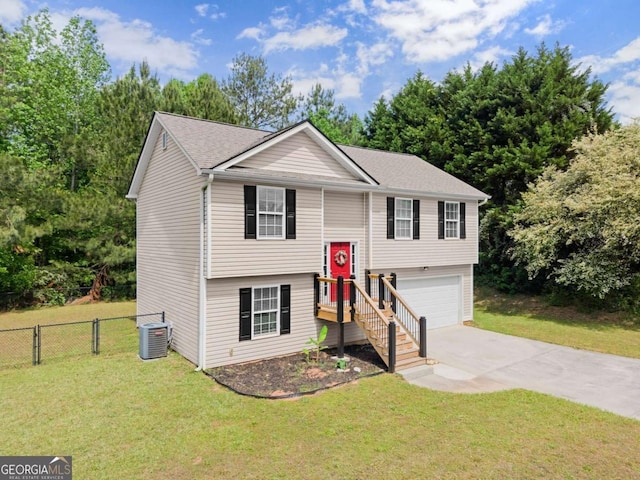 1628 Brook Ln, Monroe, GA 30655 - bi-level home with driveway and a garage