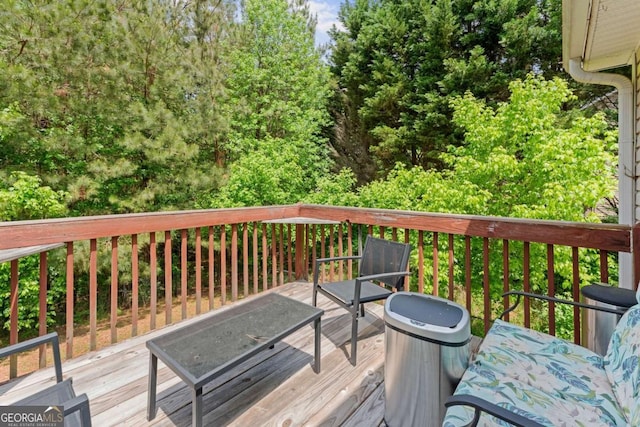 1628 Brook Ln, Monroe, GA 30655 - view of deck