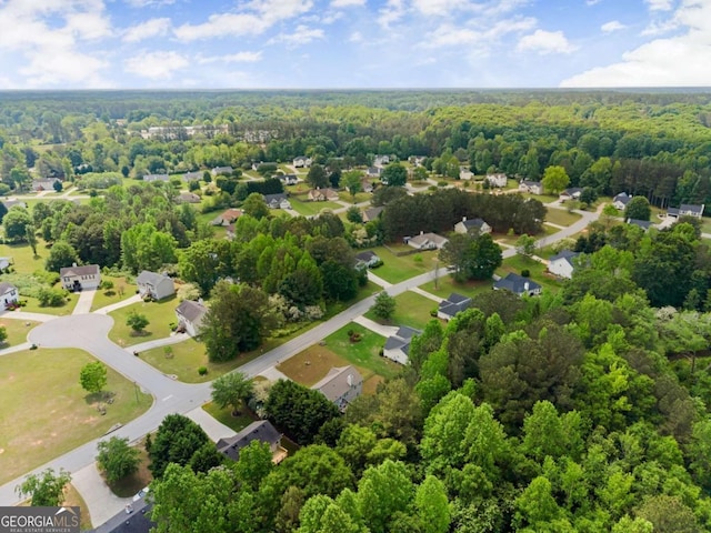 1628 Brook Ln, Monroe, GA 30655 - drone / aerial view of a heavily wooded area