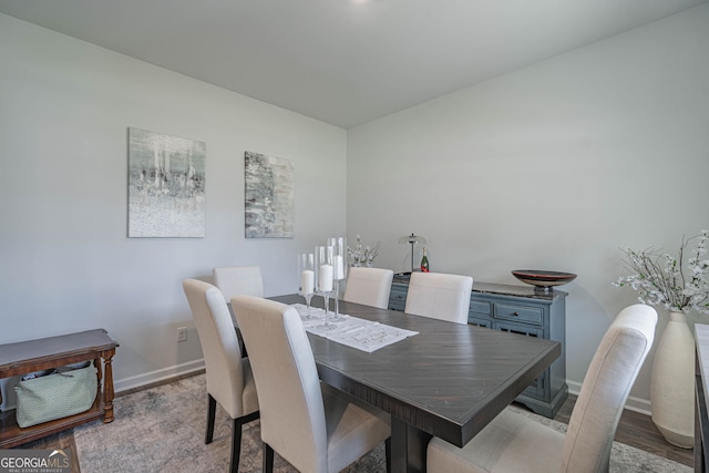 110 Cole St, Pooler, GA 31322 - dining room featuring light wood-style floors and baseboards