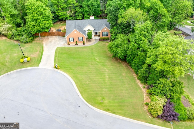 drone / aerial view