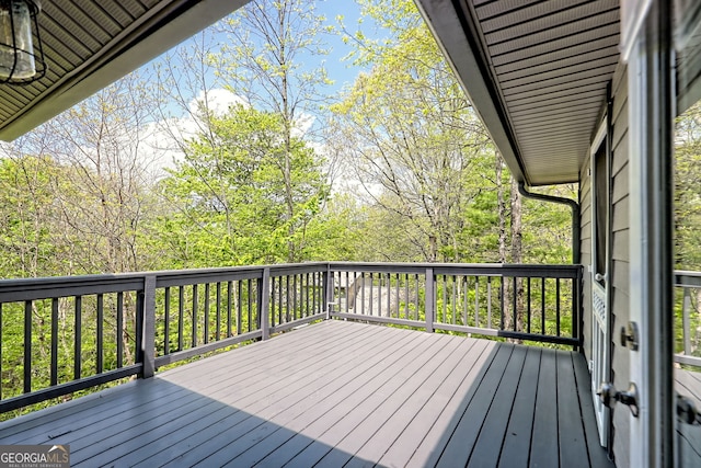 view of deck