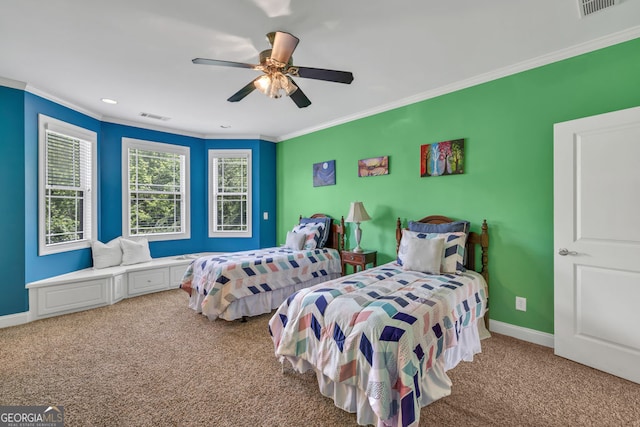 1530 Highland Creek Dr, Monroe, GA 30656 - full bathroom featuring baseboards, crown molding, double vanity, and toilet