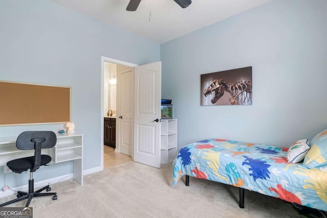 7730 Tiberon Pkwy, Cumming, GA 30028 - bedroom featuring baseboards, carpet, and ceiling fan