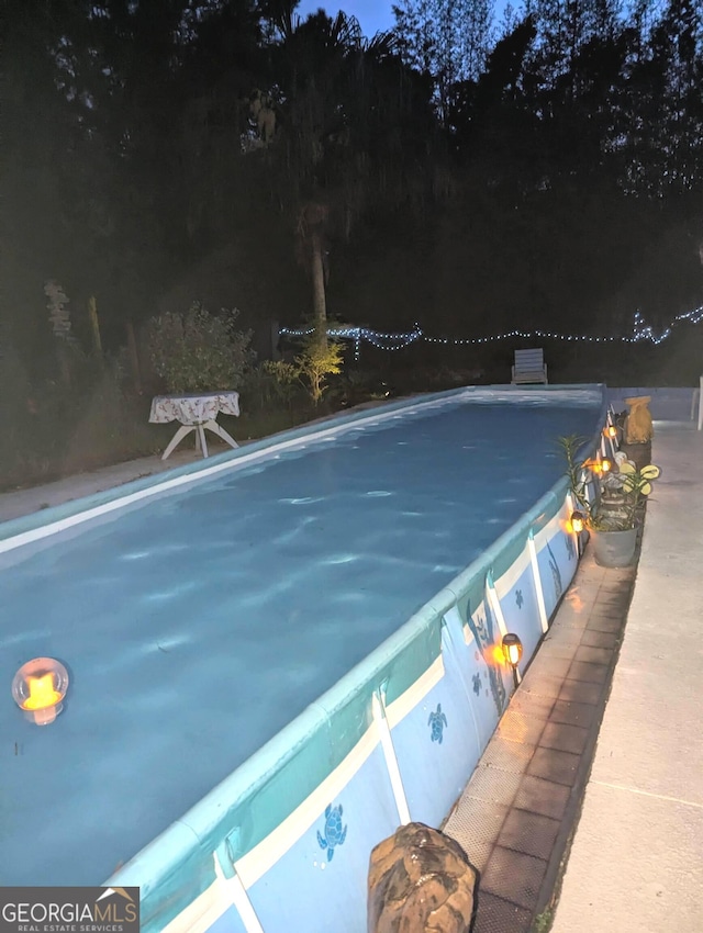 view of pool