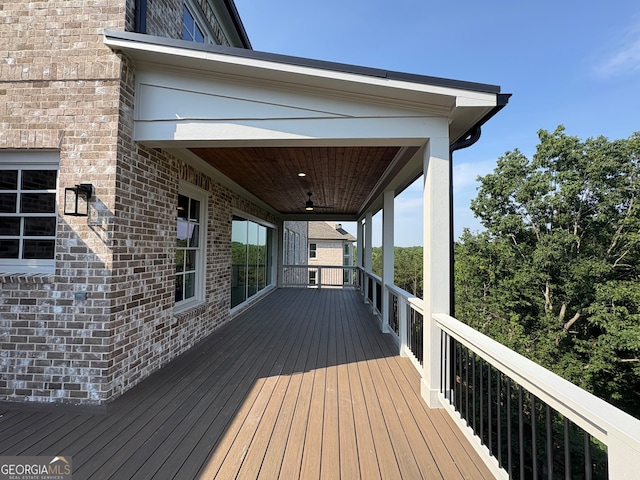 5753 Brendlynn Dr, Suwanee, GA 30024 - view of wooden deck