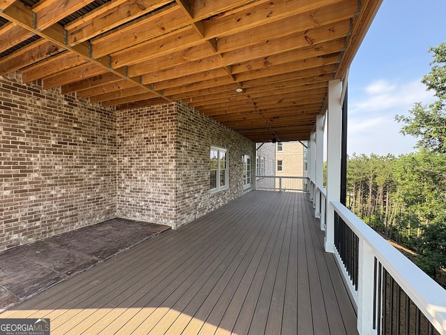 5753 Brendlynn Dr, Suwanee, GA 30024 - view of wooden deck