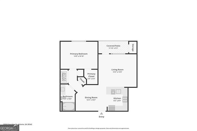 5559 Glenridge Dr Unit 1103, Sandy Springs, GA 30342 - view of layout
