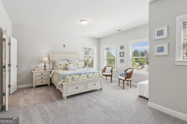 4207 N Carver Dr, Atlanta, GA 30360 - bedroom featuring carpet floors, baseboards, and visible vents