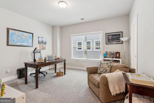 4207 N Carver Dr, Atlanta, GA 30360 - carpeted home office featuring baseboards