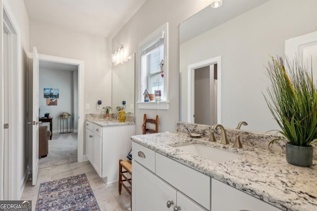 4207 N Carver Dr, Atlanta, GA 30360 - bathroom with two vanities