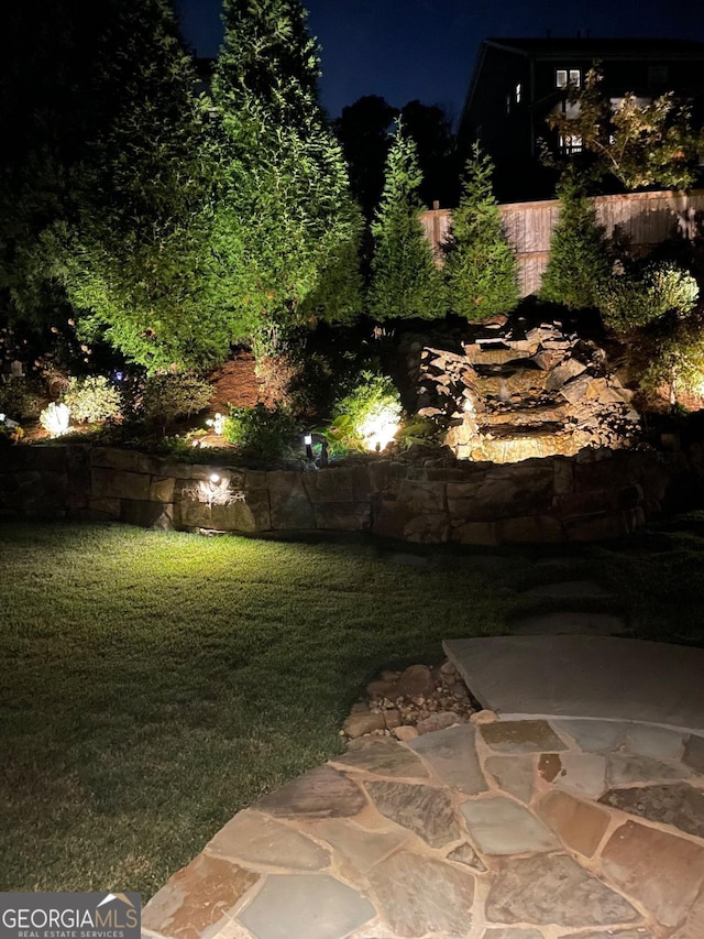 4207 N Carver Dr, Atlanta, GA 30360 - view of yard at twilight