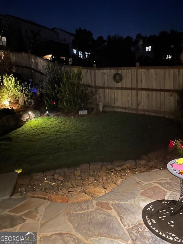 4207 N Carver Dr, Atlanta, GA 30360 - view of yard at night