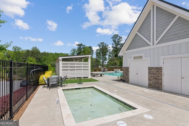 4207 N Carver Dr, Atlanta, GA 30360 - community pool with a patio