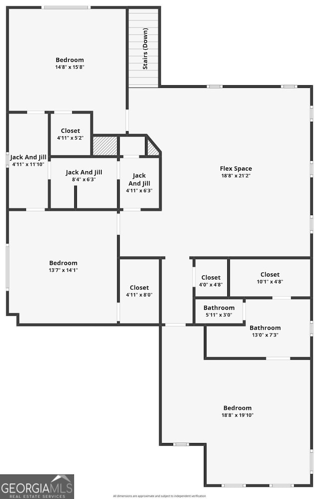 4207 N Carver Dr, Atlanta, GA 30360 - view of property floor plan