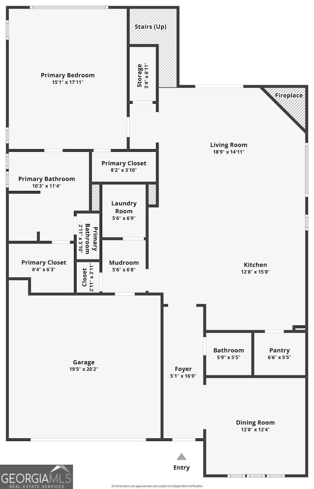 4207 N Carver Dr, Atlanta, GA 30360 - view of home floor plan