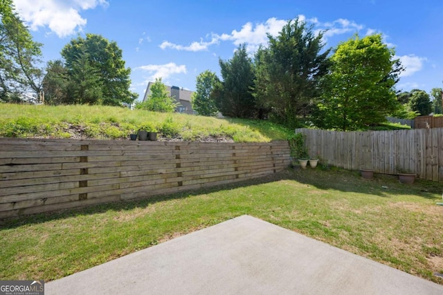 3940 Village Estates Ct, Cumming, GA 30040 - fenced backyard with a patio