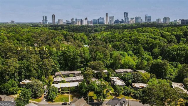 331 Lakemoore Dr NE Unit C, Atlanta, GA 30342 - aerial view with a view of city and a forest view