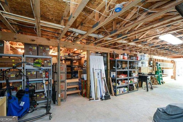 view of storage