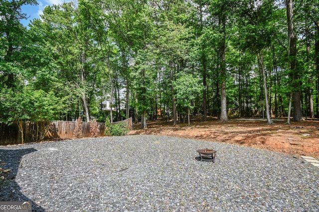 615 Woodwork Way, Roswell, GA 30076 - view of yard featuring fence