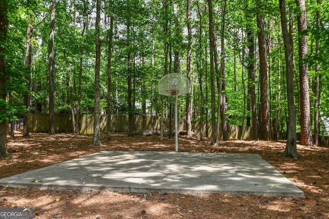 615 Woodwork Way, Roswell, GA 30076 - view of sport court with fence and basketball court