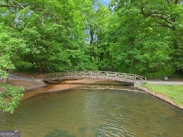 view of water feature