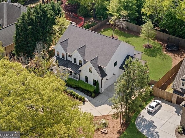 bird's eye view