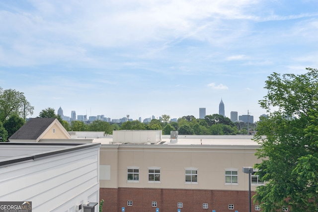 exterior details with a view of city