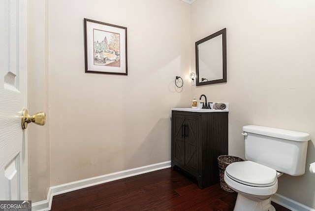 139 Ardsley Run, Canton, GA 30115 - half bath featuring wood finished floors and vanity