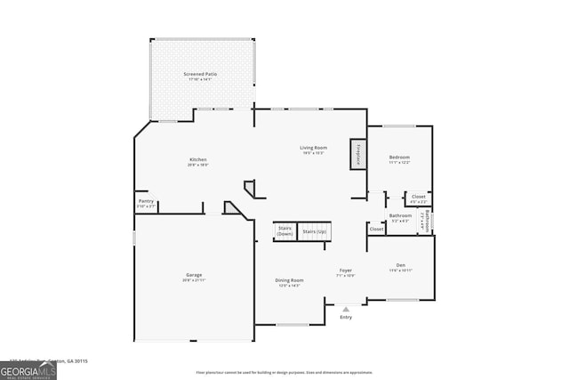 139 Ardsley Run, Canton, GA 30115 - view of room layout