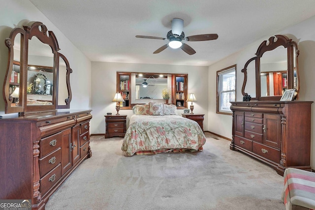 337 Andrew Bailey Rd, Sharpsburg, GA 30277 - bedroom featuring light carpet and a ceiling fan
