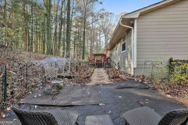 337 Andrew Bailey Rd, Sharpsburg, GA 30277 - view of patio featuring a wooden deck