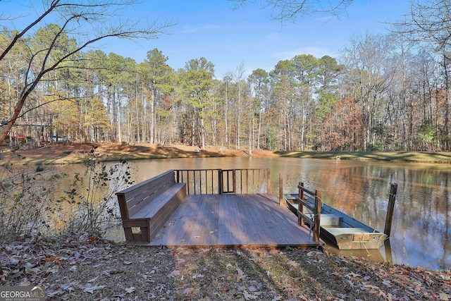 337 Andrew Bailey Rd, Sharpsburg, GA 30277 - dock with a water view and a forest view
