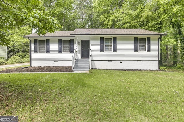 522 Wilderness Dr, Macon, GA 31220 - single story home featuring crawl space and a front lawn
