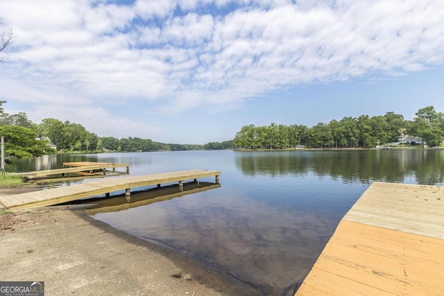 522 Wilderness Dr, Macon, GA 31220 - dock area with a water view
