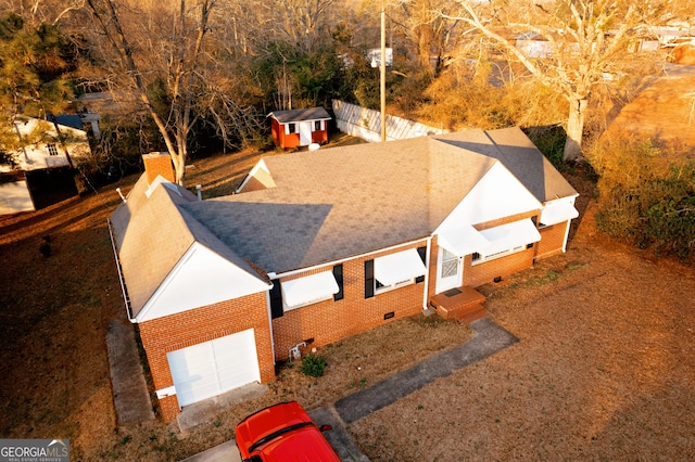 603 E Main St, Thomaston, GA 30286 - aerial view of property and surrounding area
