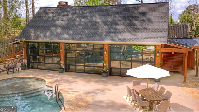 view of patio featuring an outdoor pool