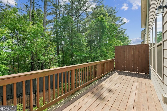 view of deck