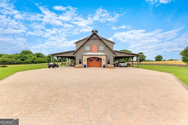 290 Weldon Rd, Fayetteville, GA 30215 - view of front of property with a front lawn and driveway