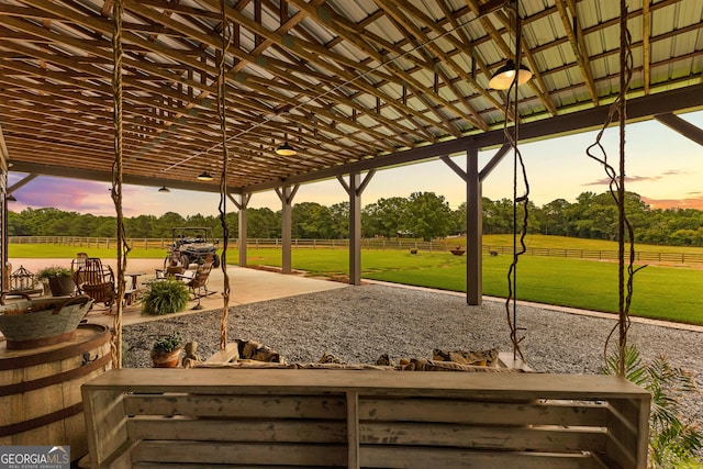 290 Weldon Rd, Fayetteville, GA 30215 - surrounding community featuring a lawn, fence, and a patio